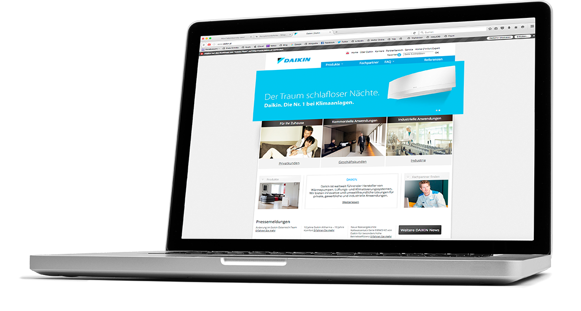 Daikin Website