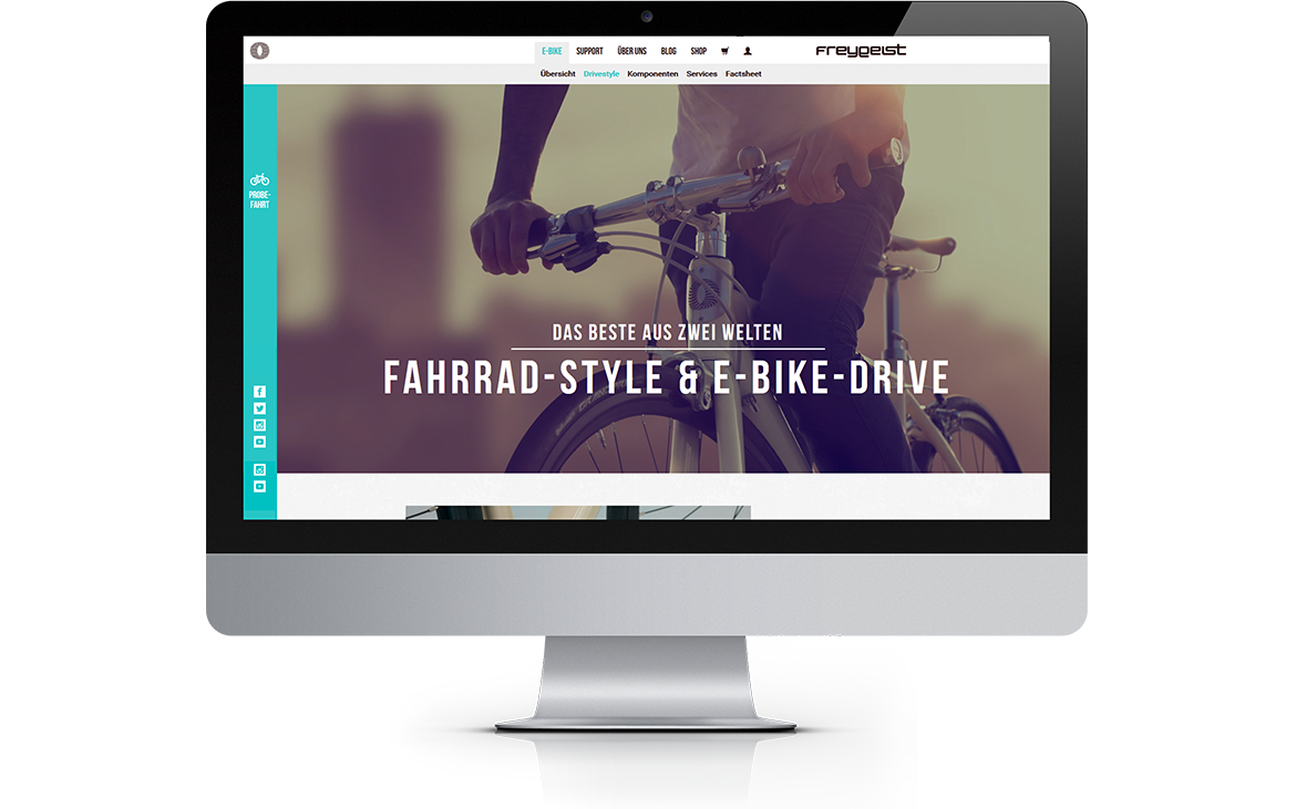freygeist Screenshot Website